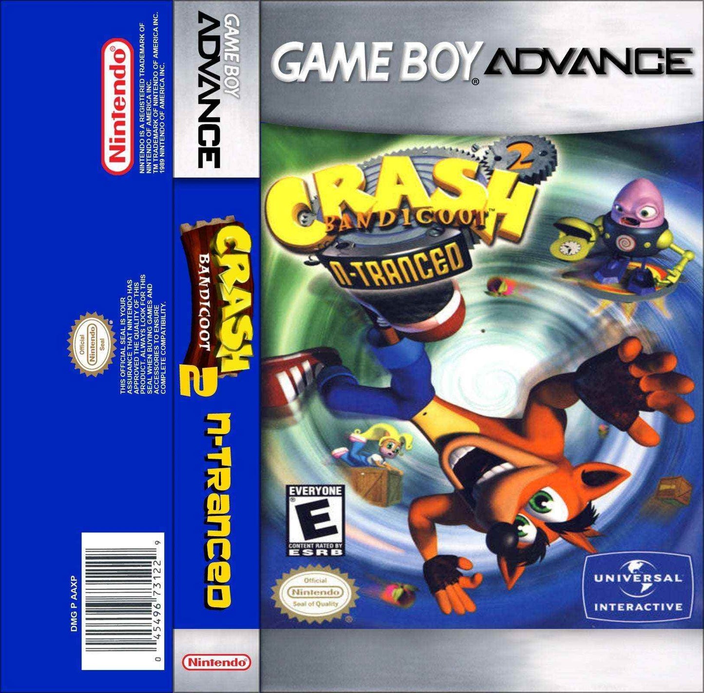 Crash Bandicoot 2 N-tranced Cover Art - WOI Solutions