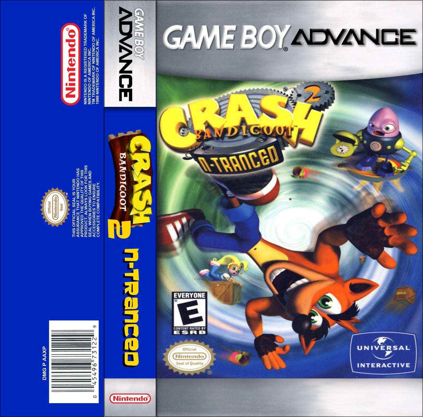 Crash Bandicoot 2 N-tranced Cover Art - WOI Solutions