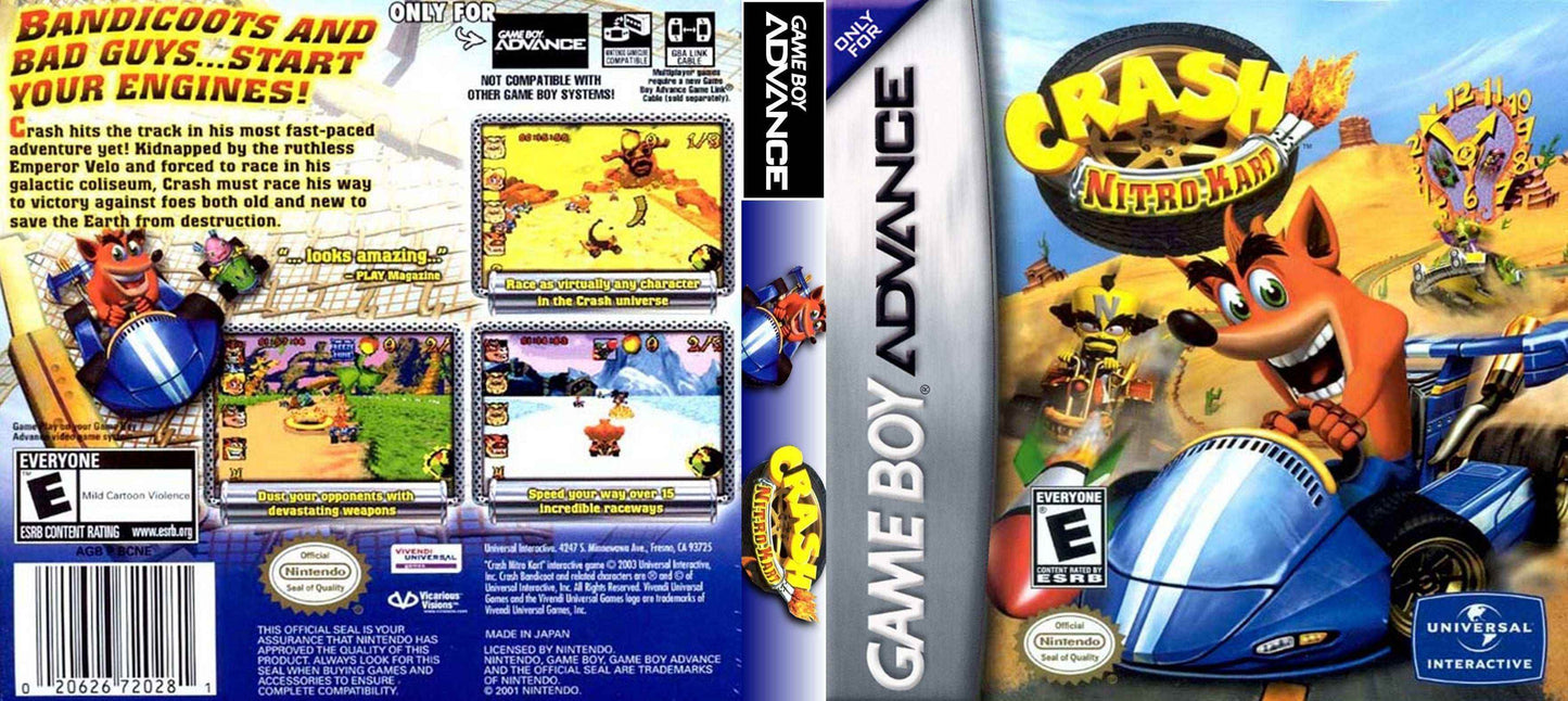 Crash Nitro Cart Cover Art - WOI Solutions