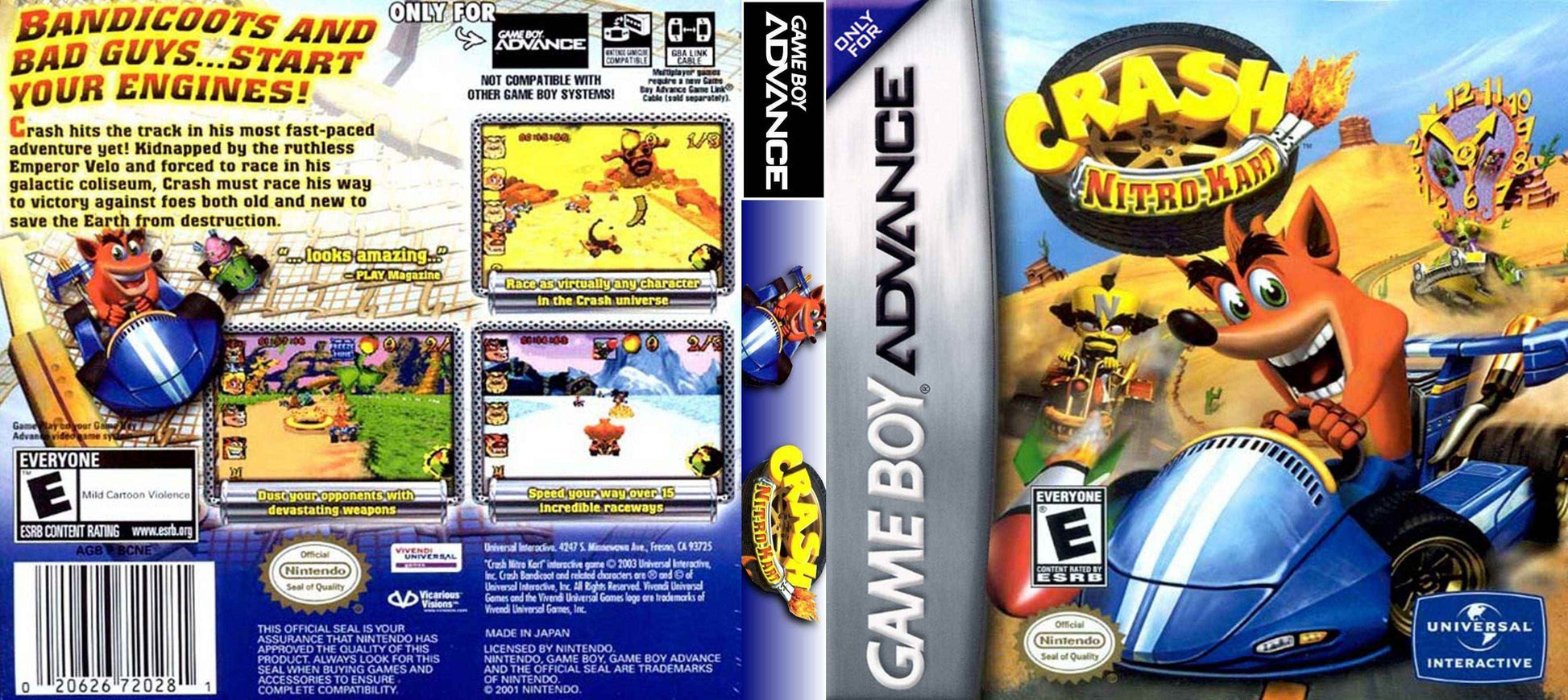 Crash Nitro Cart Cover Art - WOI Solutions