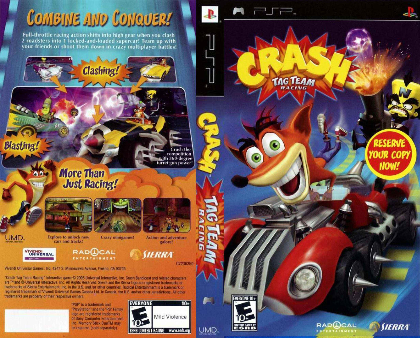 Crash Tag Team Racing Cover Art - WOI Solutions