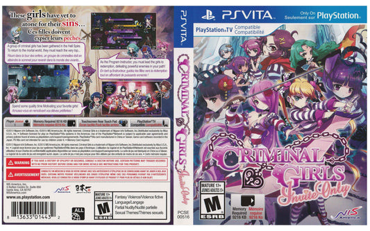 Criminal Girls Invite Only Cover Art - WOI Solutions
