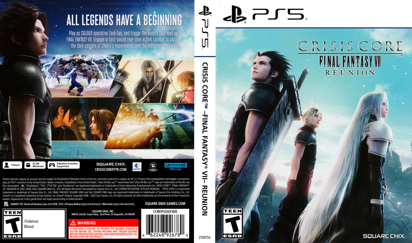 Crisis Core -Final Fantasy VII- Reuninion