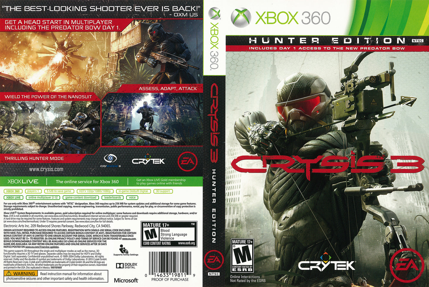 Crysis 3 Hunter Edition