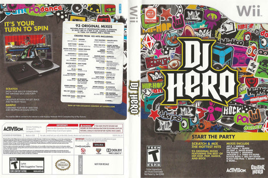 DJ Hero Cover Art - WOI Solutions
