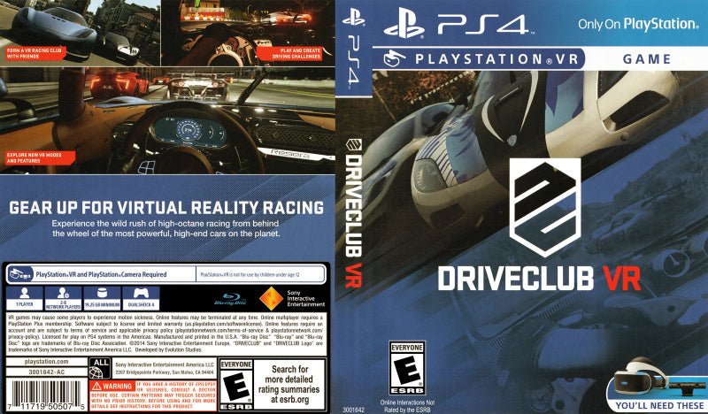 DRIVECLUB VR