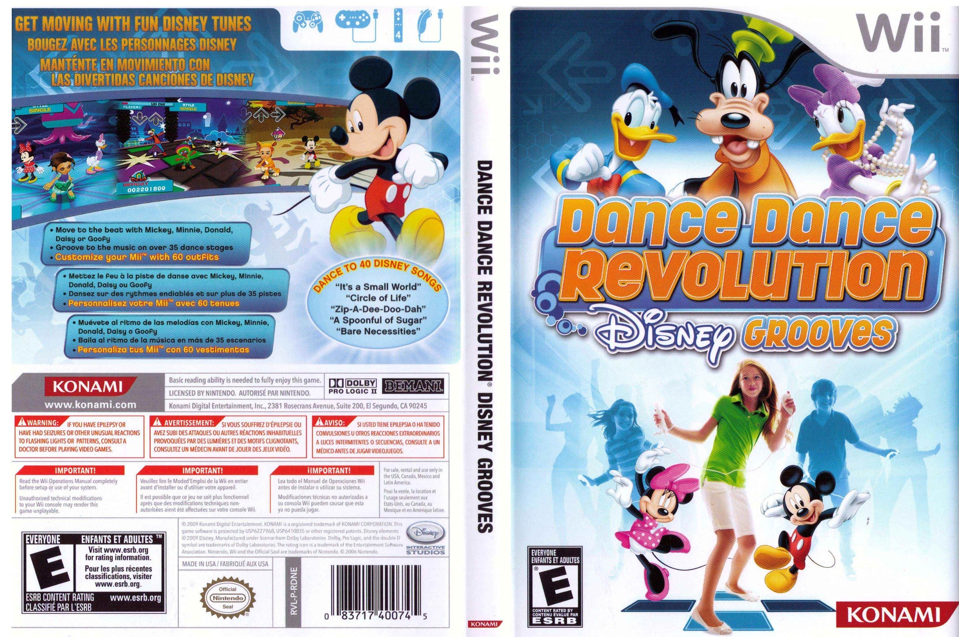 Dance Dance Revolution Disney Grooves Cover Art - WOI Solutions
