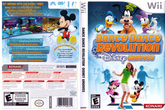 Dance Dance Revolution Disney Grooves Cover Art - WOI Solutions