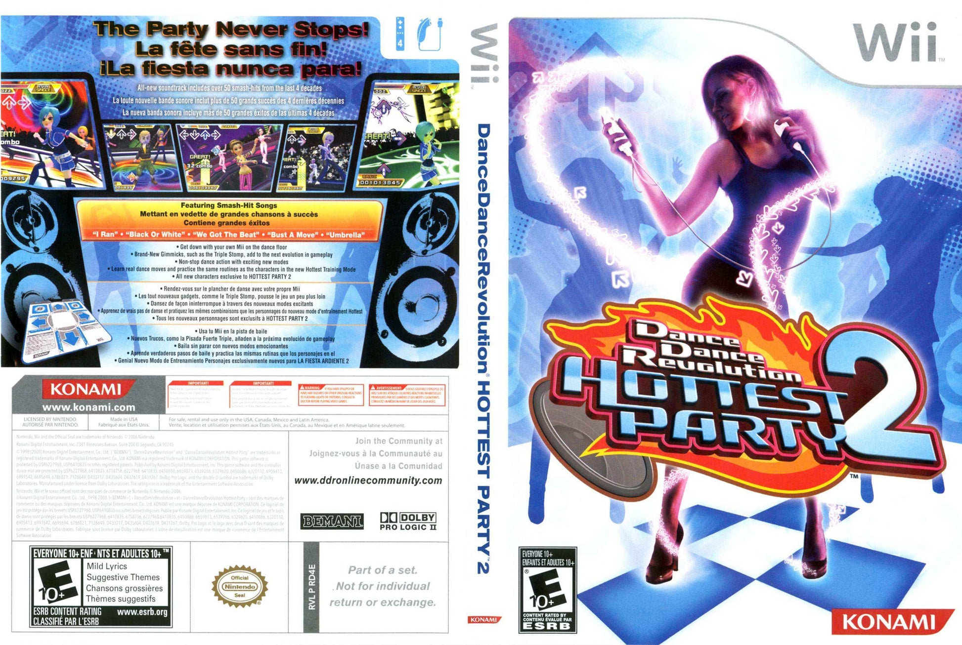 Dance Dance Revolution Hottest Party 2 Cover Art - WOI Solutions
