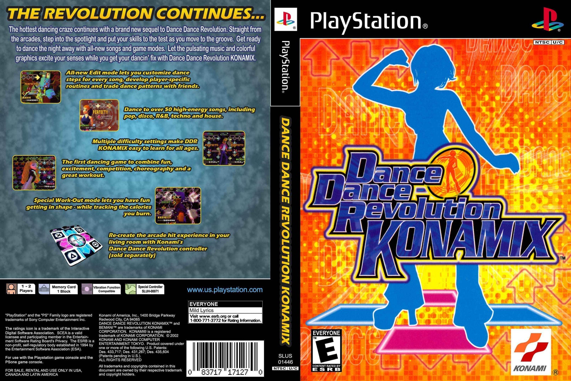 Dance Dance Revolution Konamix Cover Art - WOI Solutions