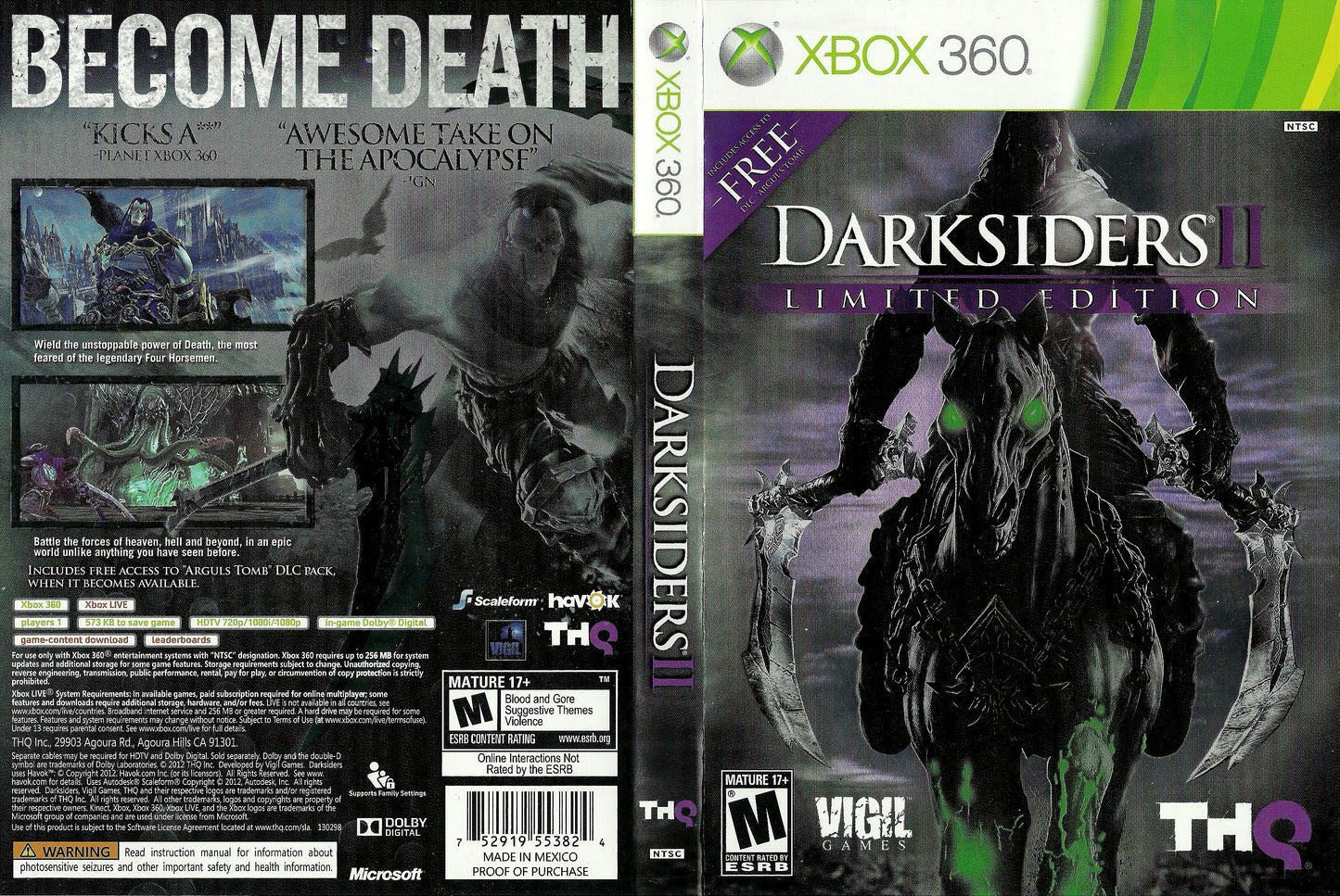 Darksiders II Limited Edition