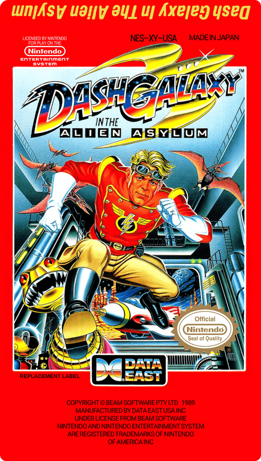 Dash Galaxy in the Alien Asylum Cover Art - WOI Solutions