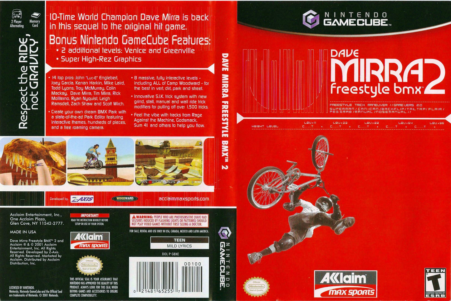 Dave Mirra Freestyle BMX 2