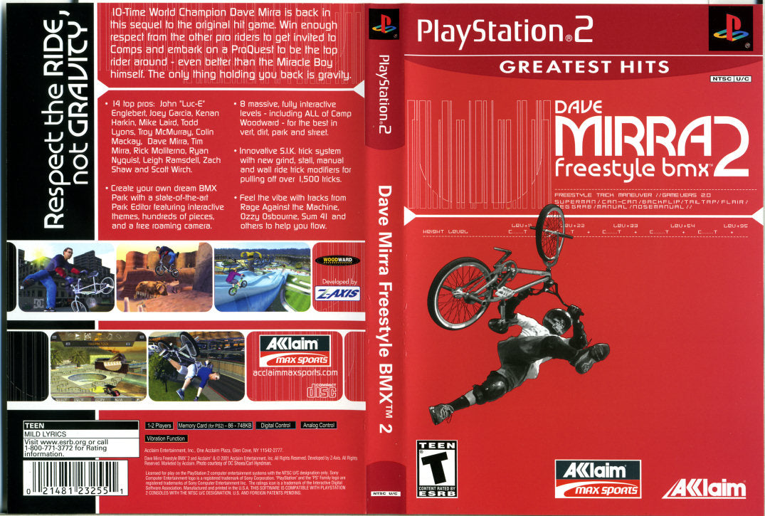 Dave Mirra Freestyle BMX 2