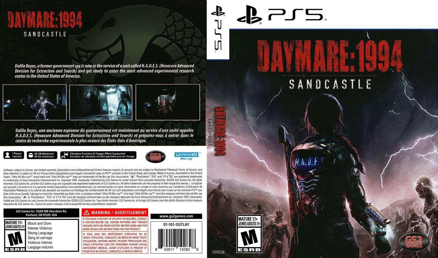 Daymare 1994 Sandcastle Cover Art - WOI Solutions