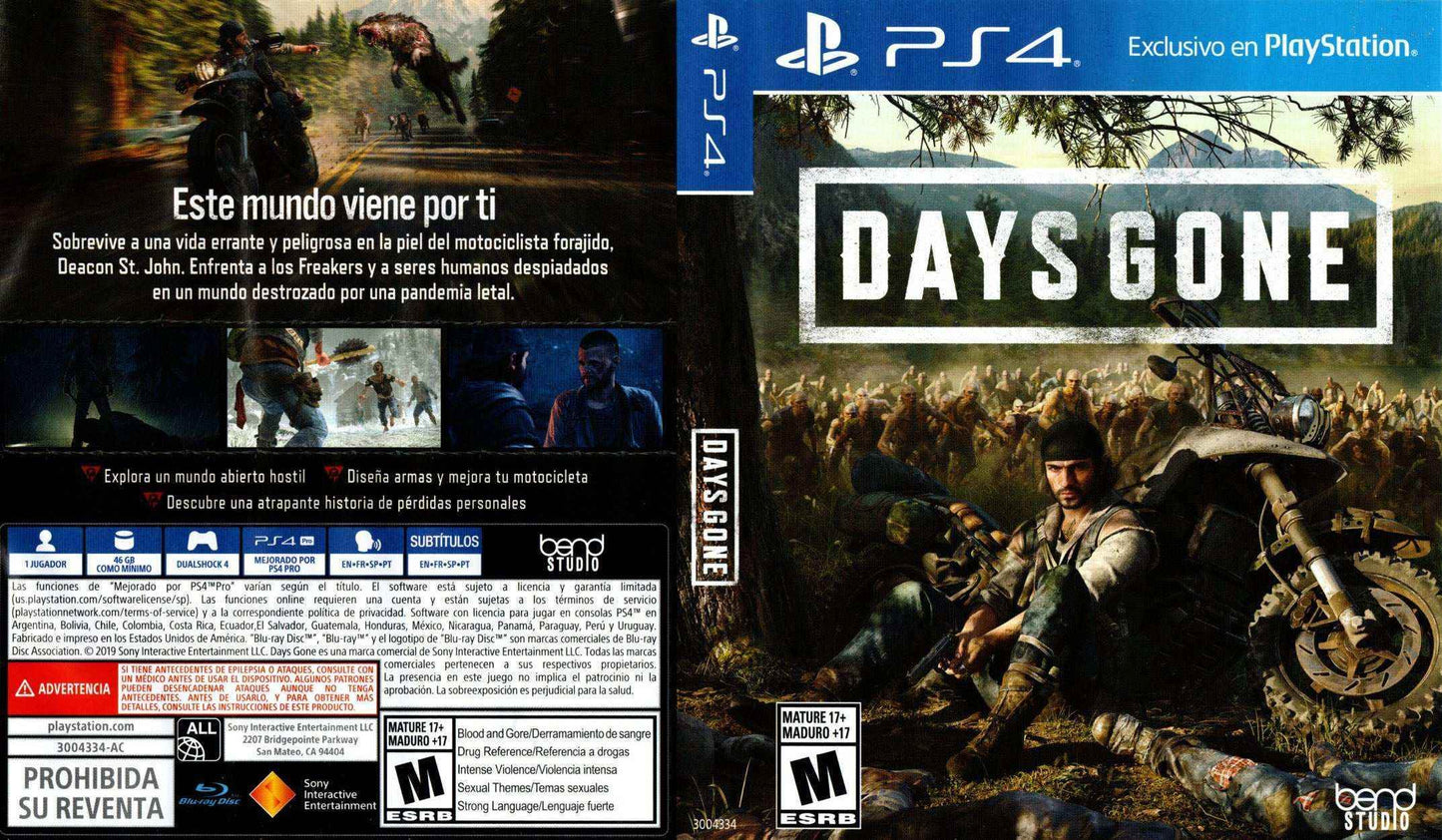 Days Gone Cover Art - WOI Solutions