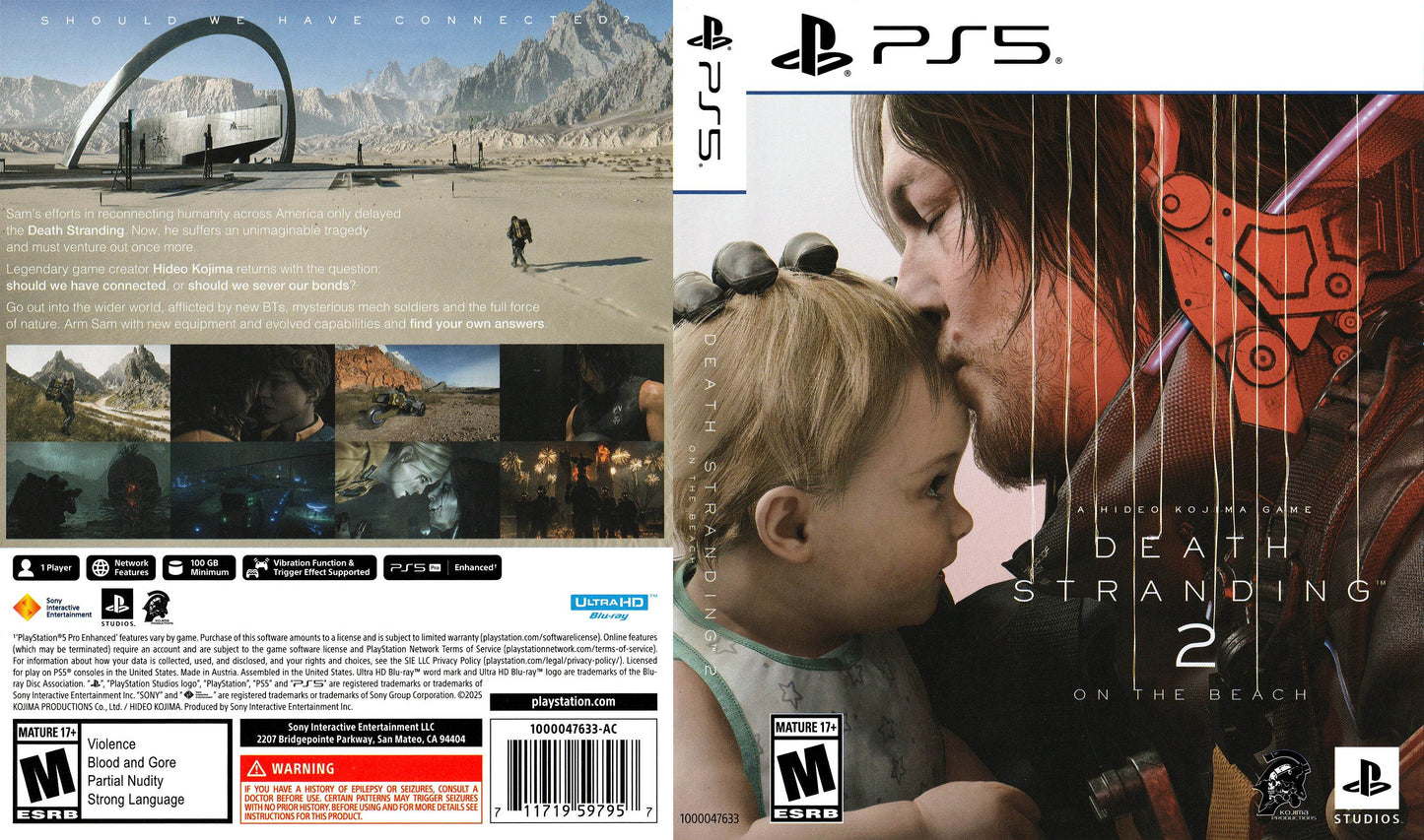 Death Stranding 2 - On the Beach Cover Art - WOI Solutions