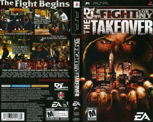 Def Jam Fight for NY The Takeover Cover Art - WOI Solutions