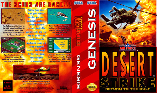 Desert Strike Return to the Gulf Cover Art - WOI Solutions
