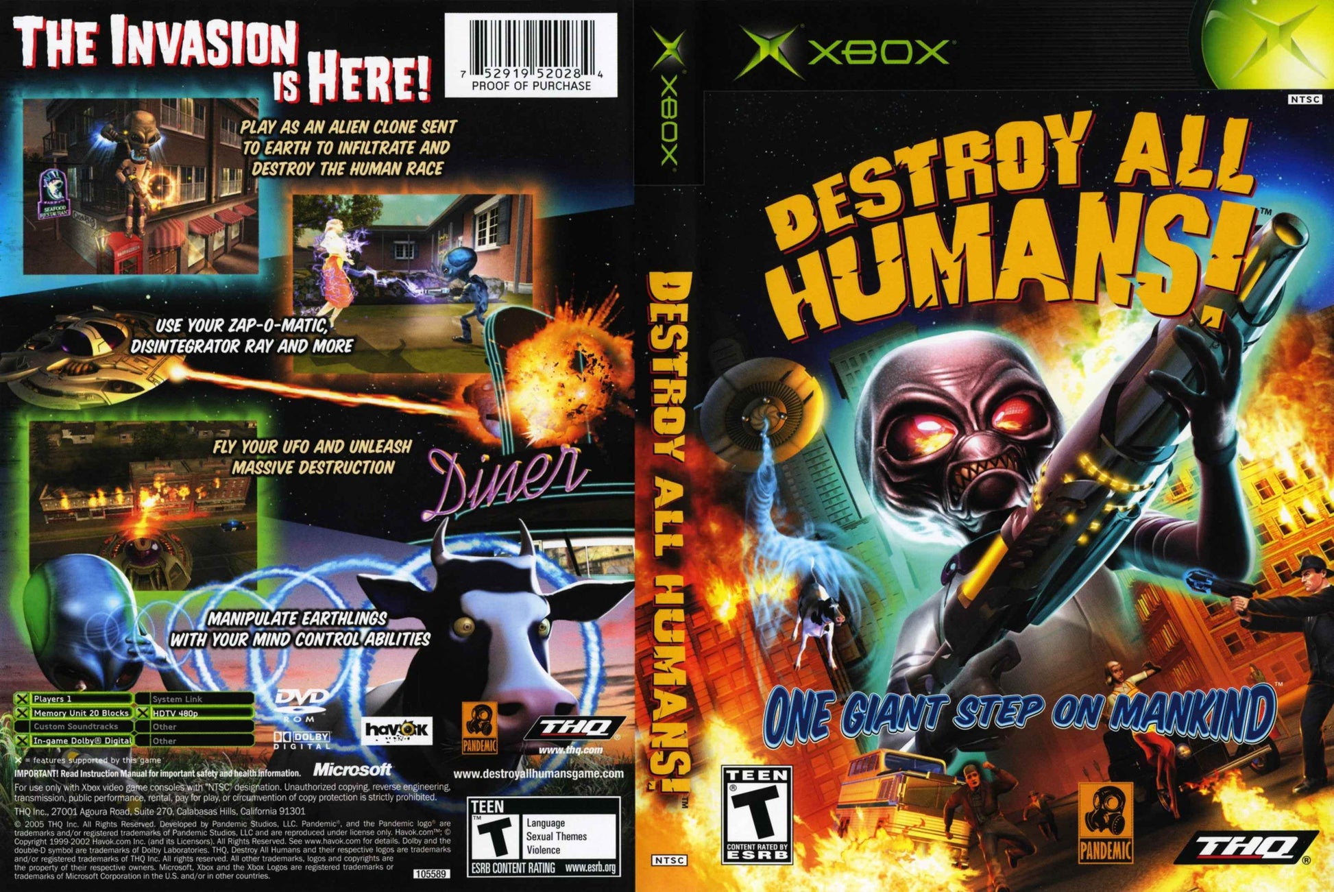 Destroy All Humans! Cover Art - WOI Solutions