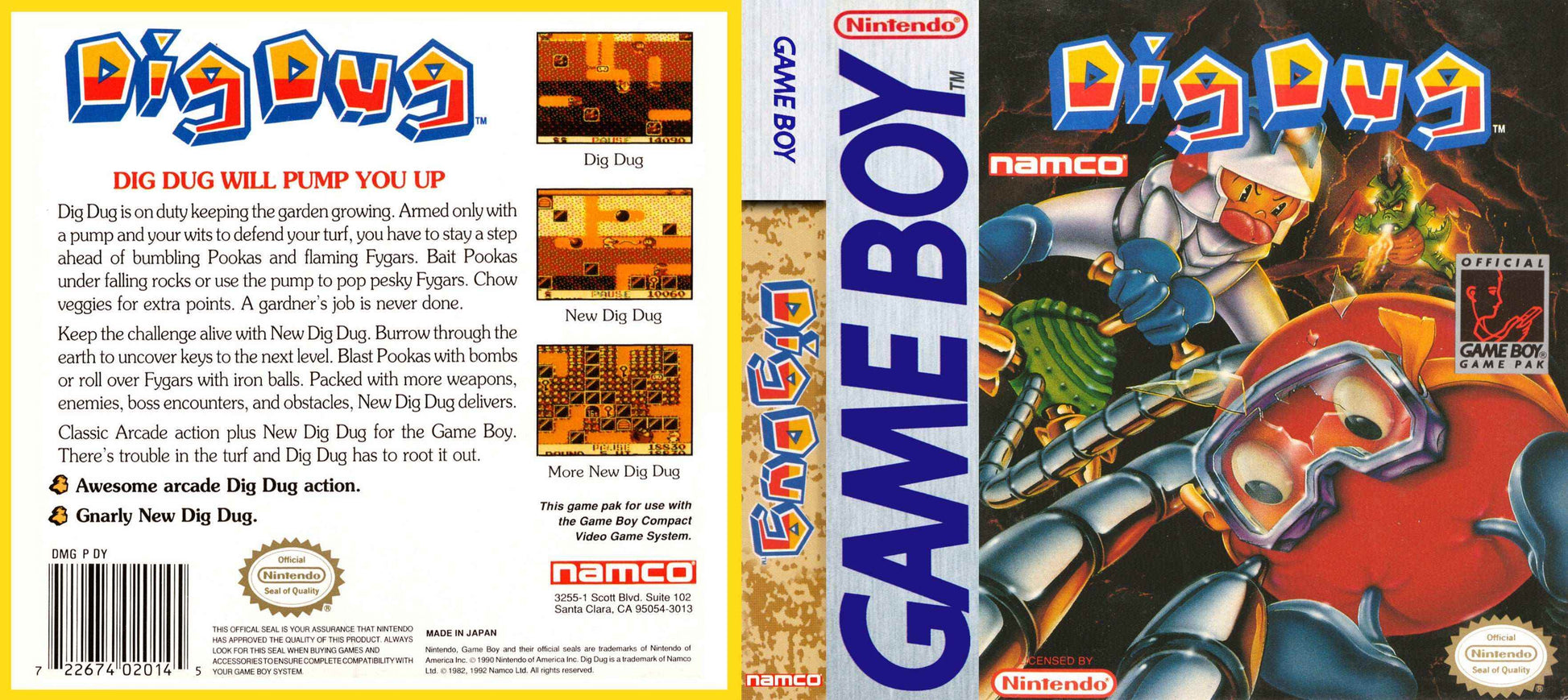 Dig Dug Cover Art - WOI Solutions