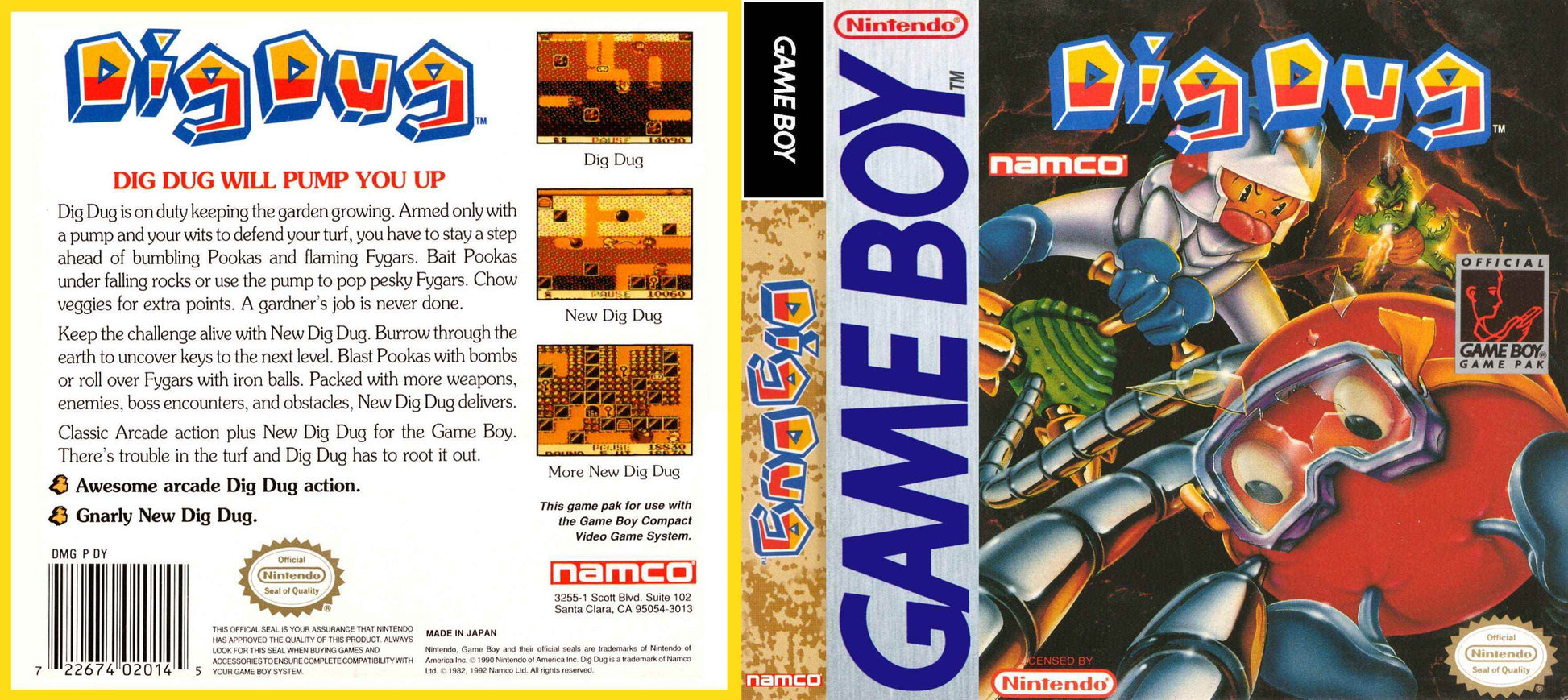 Dig Dug Cover Art - WOI Solutions