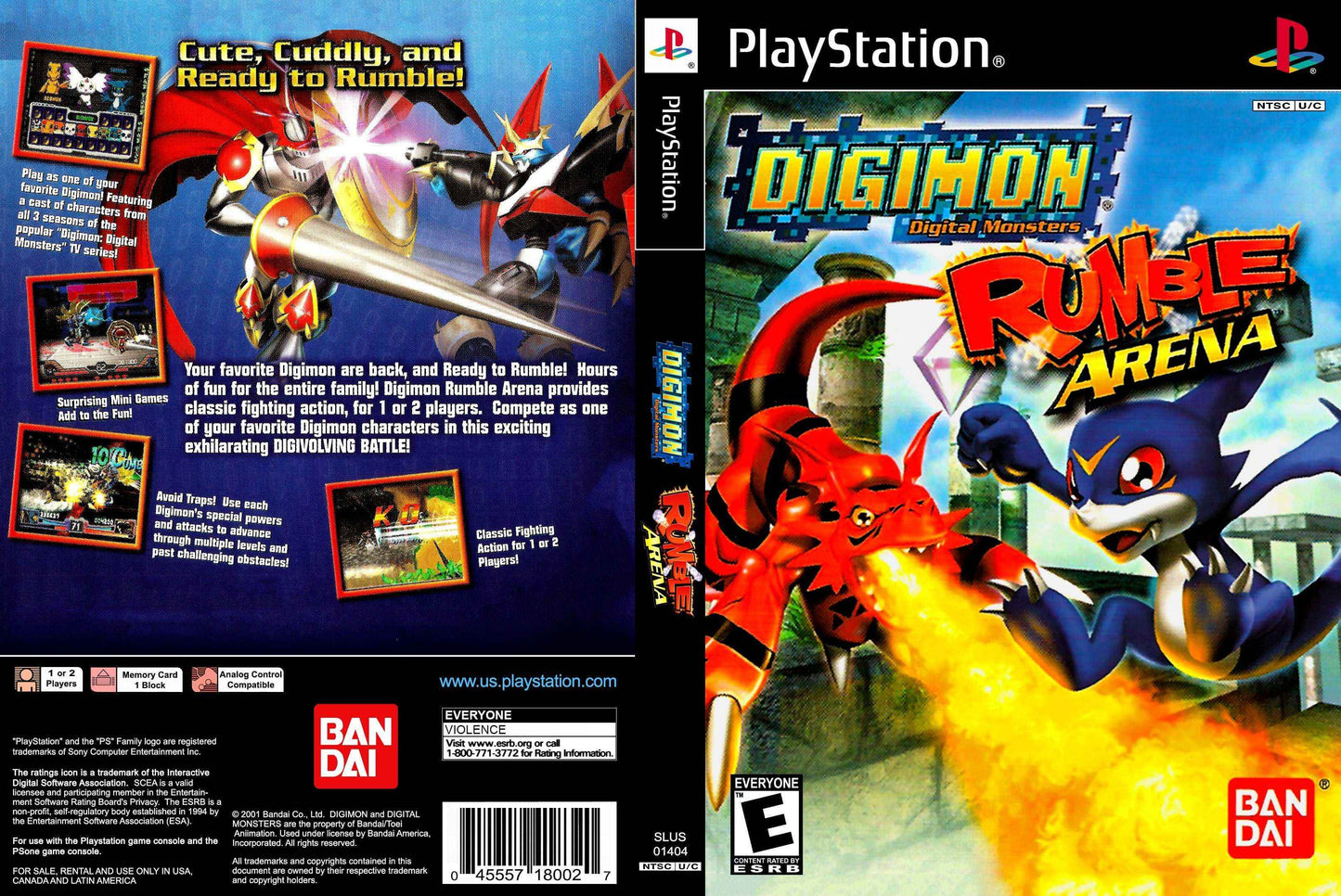 Digimon Rumble Arena Cover Art - WOI Solutions