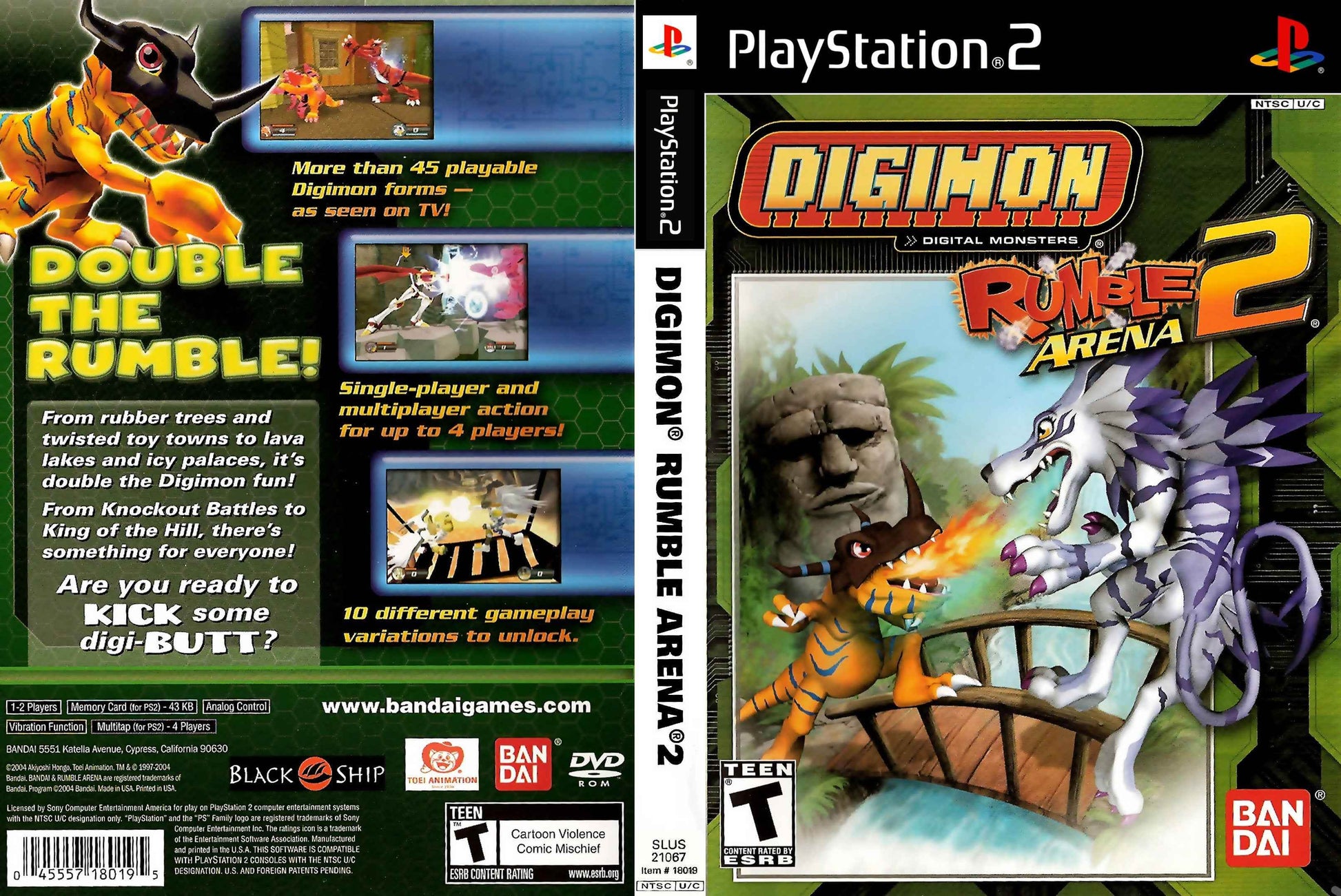 Digimon Rumble Arena 2 Cover Art - WOI Solutions