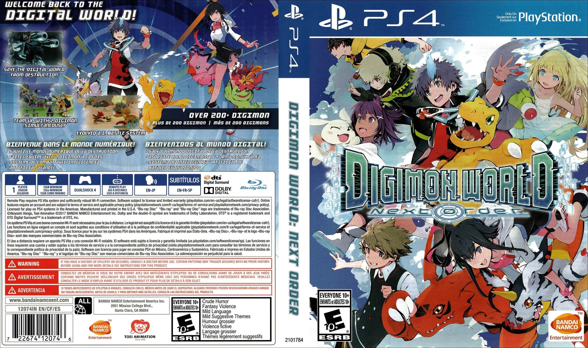 Digimon World - Next Order Cover Art - WOI Solutions