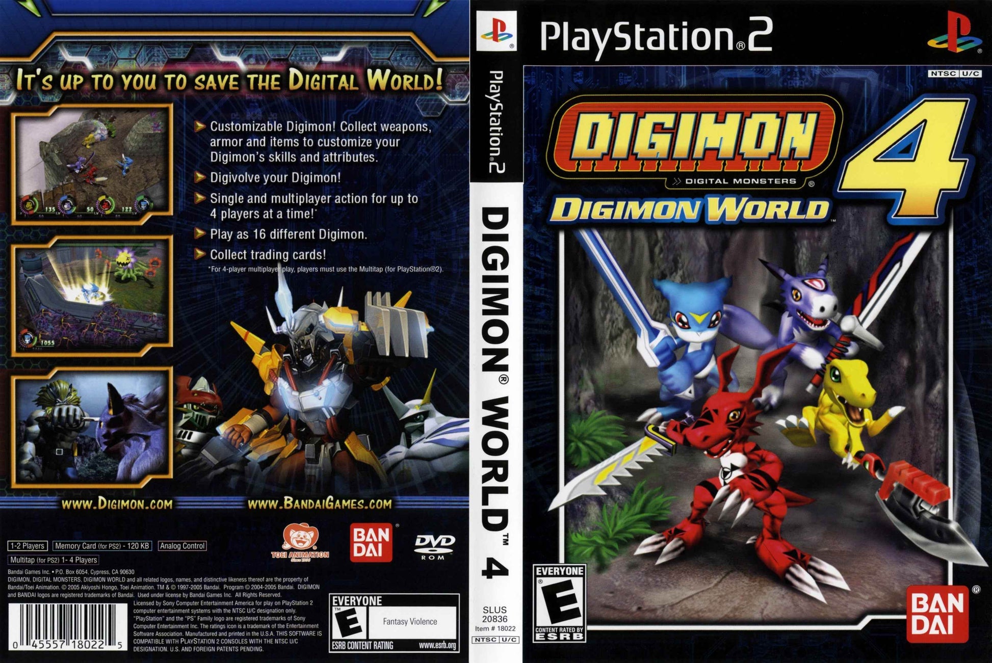 Digimon World 4 Cover Art - WOI Solutions