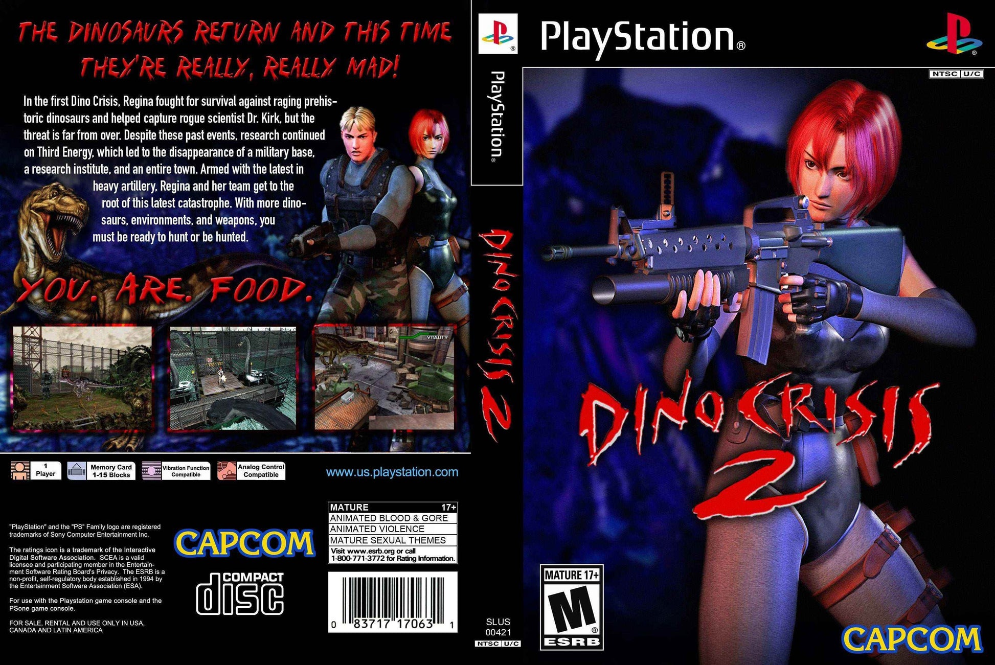 Dino Crisis 2 Cover Art - WOI Solutions