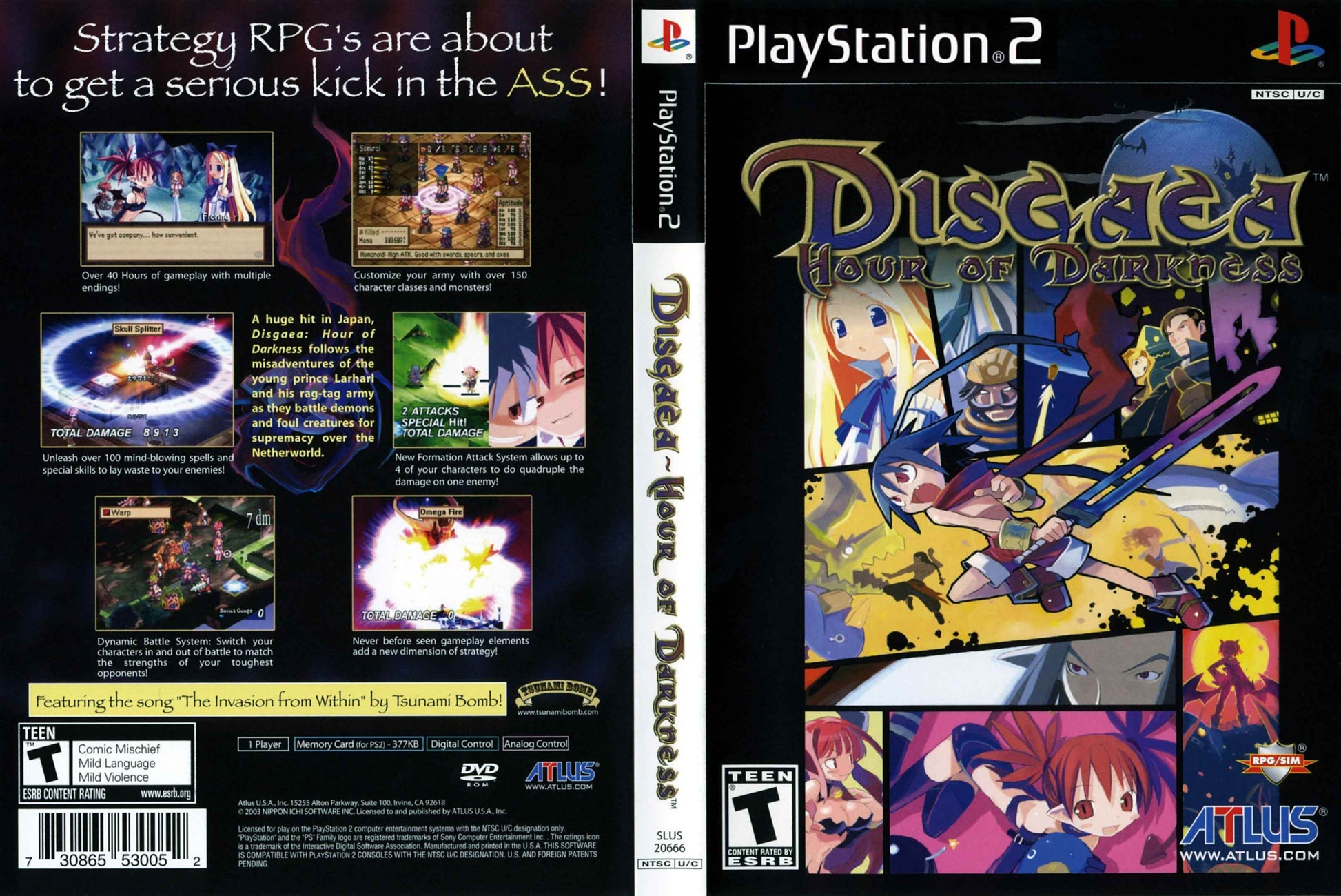 Disgaea - Hour Of Darkness Cover Art - WOI Solutions