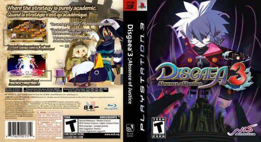 Disgaea 3 Absence of Justice Cover Art - WOI Solutions