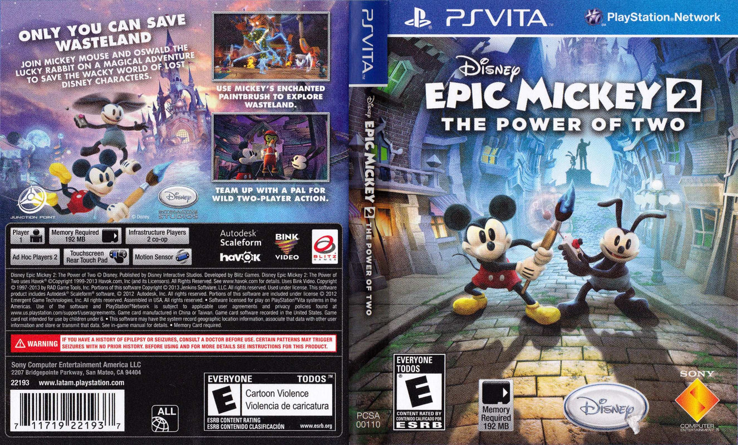 Disney Epic Mickey 2 The Power of Two