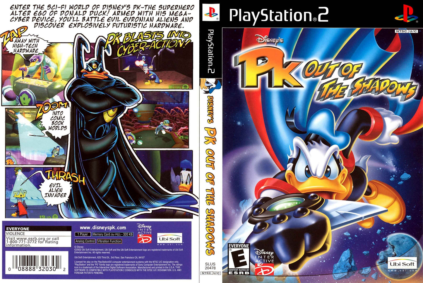 Disney's PK - Out Of The Shadows Cover Art - WOI Solutions