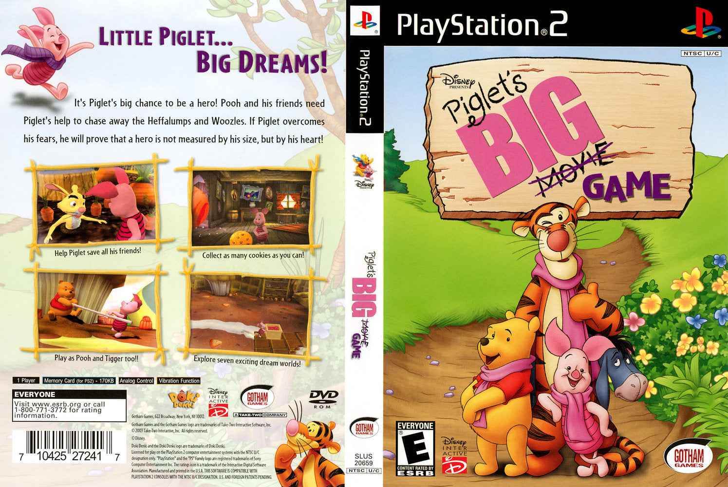 Disney's Piglet's Big Game Cover Art - WOI Solutions