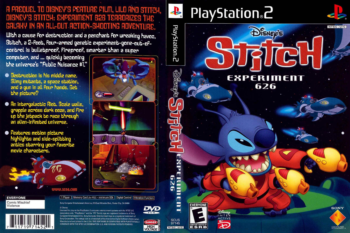 Disney's Stitch Experiment 626 Cover Art - WOI Solutions