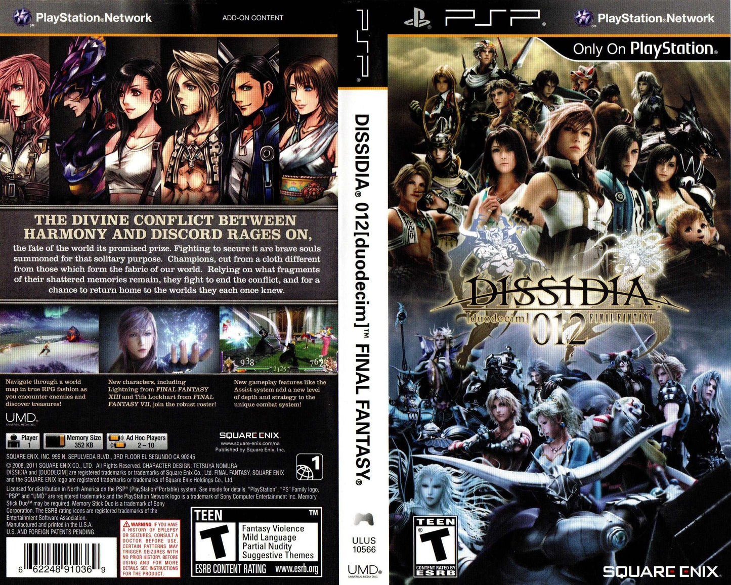 Dissidia 012 Final Fantasy