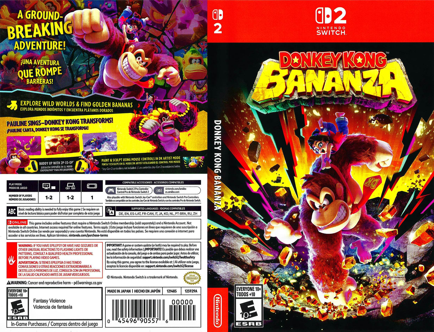 Donkey Kong Bananza Cover Art - WOI Solutions