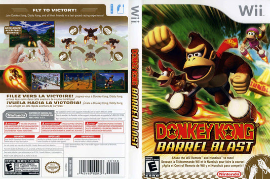 Donkey Kong Barrel Blast Cover Art - WOI Solutions