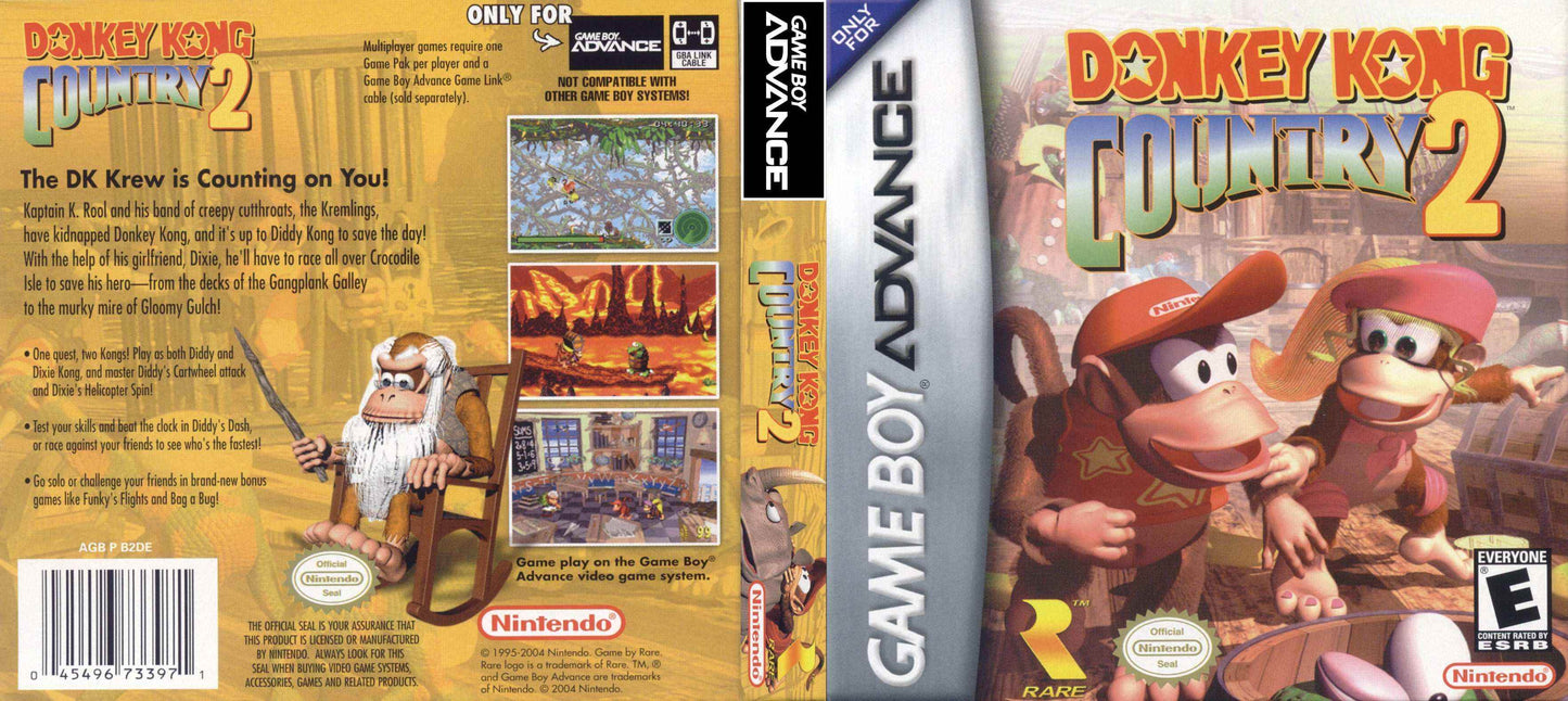 Donkey Kong Country 2 Cover Art - WOI Solutions