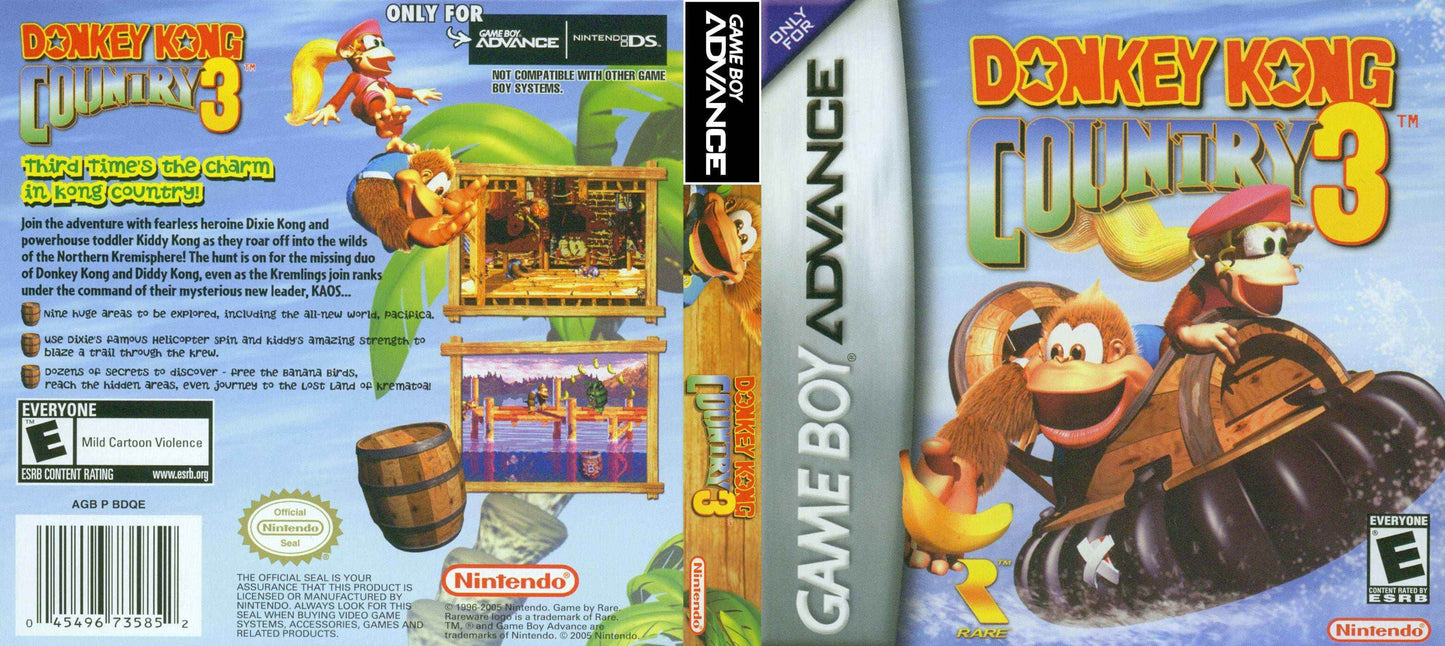 Donkey Kong Country 3 Cover Art - WOI Solutions