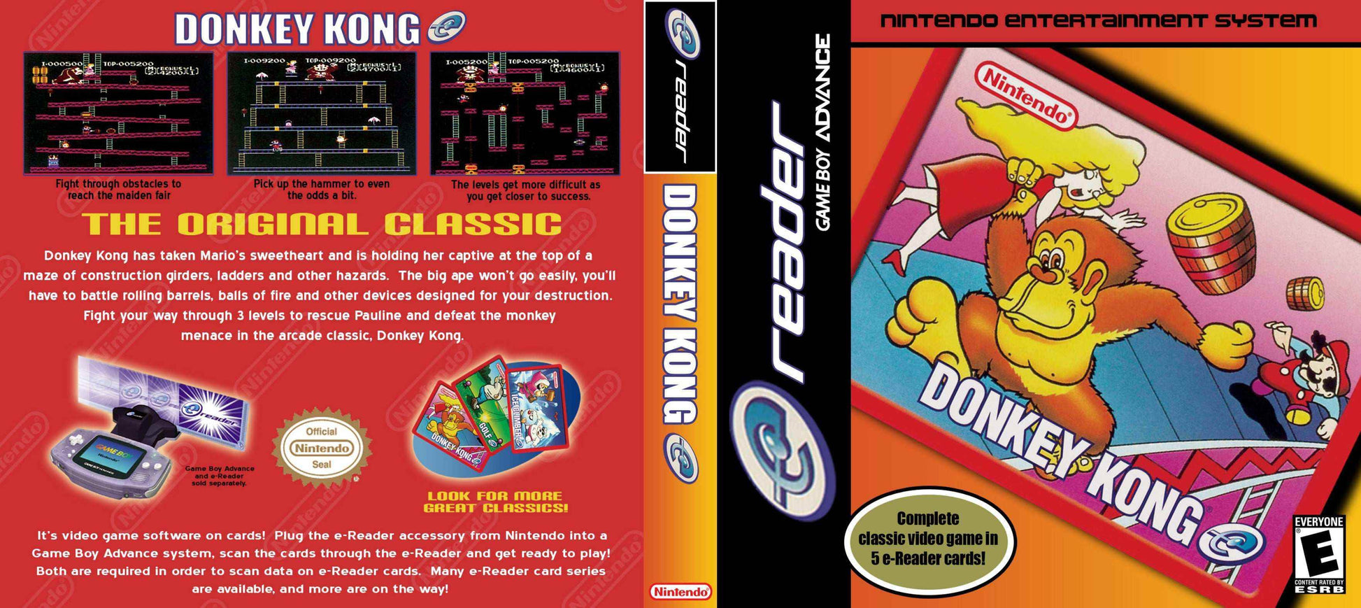 Donkey Kong E-Reader Cover Art - WOI Solutions