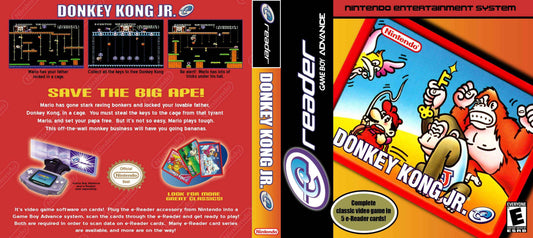 Donkey Kong Jr E-Reader Cover Art - WOI Solutions