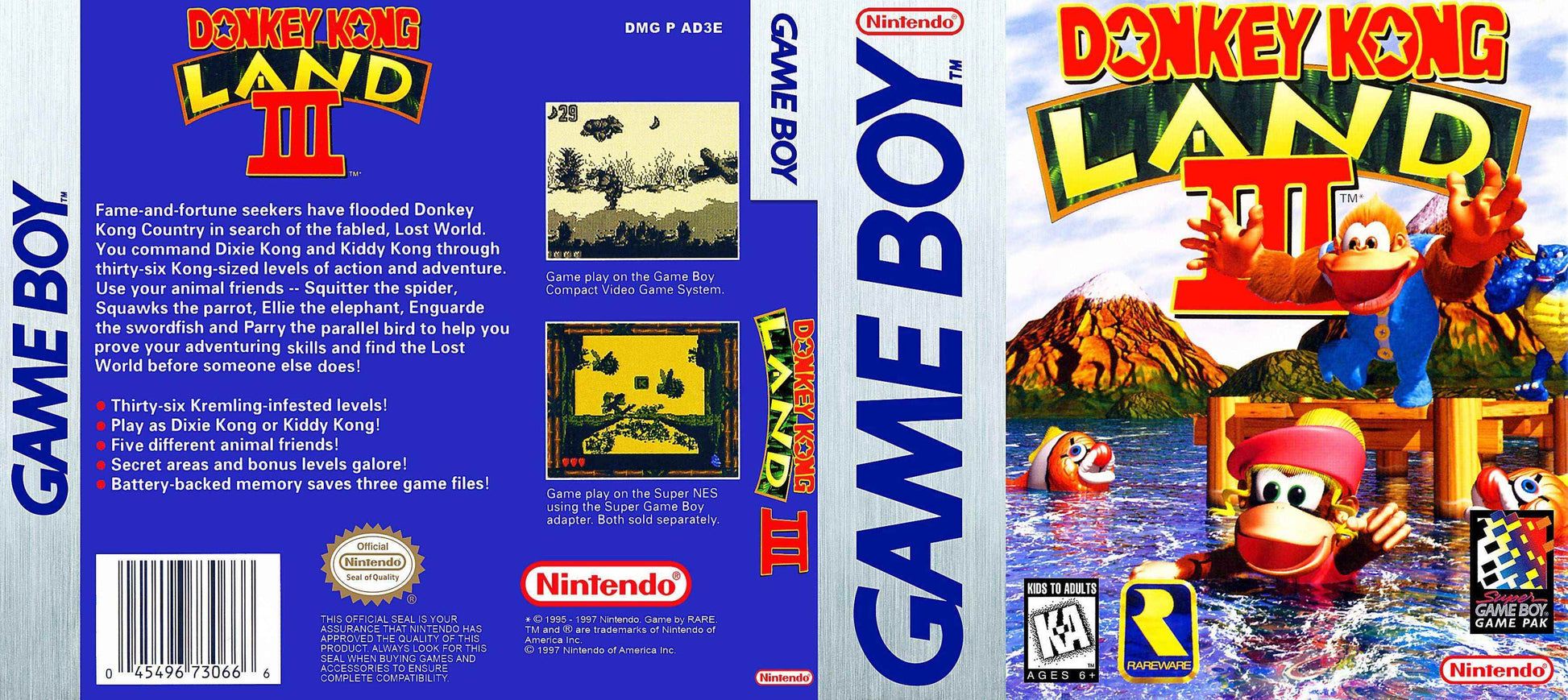 Donkey Kong Land III Cover Art - WOI Solutions