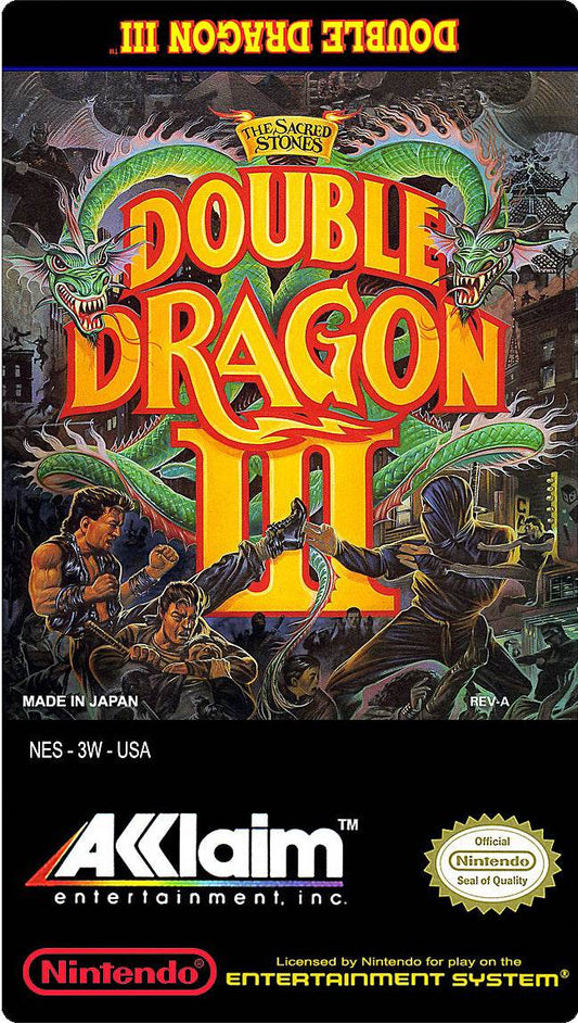 Double Dragon III The Sacred Stone Cover Art - WOI Solutions