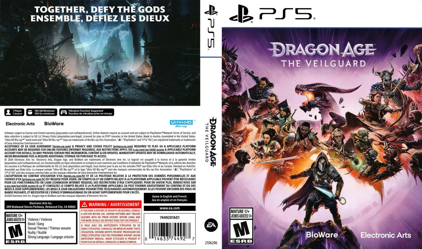 Dragon Age - The Veilguard Cover Art - WOI Solutions