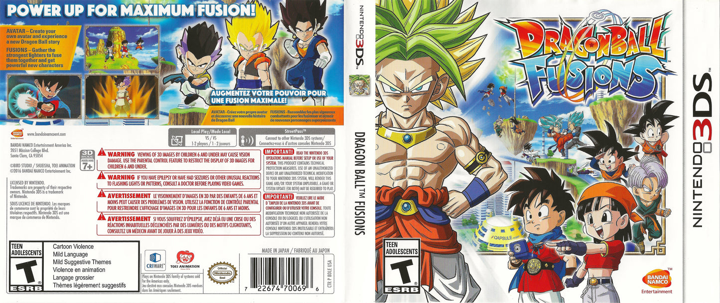 Dragon Ball Fusions