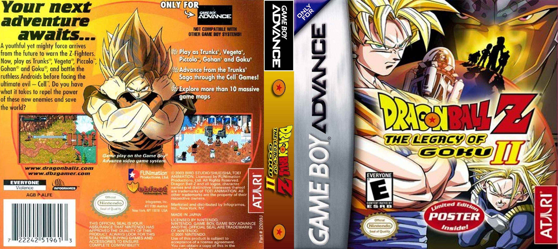 Dragon Ball Z Legacy of Goku II Cover Art - WOI Solutions