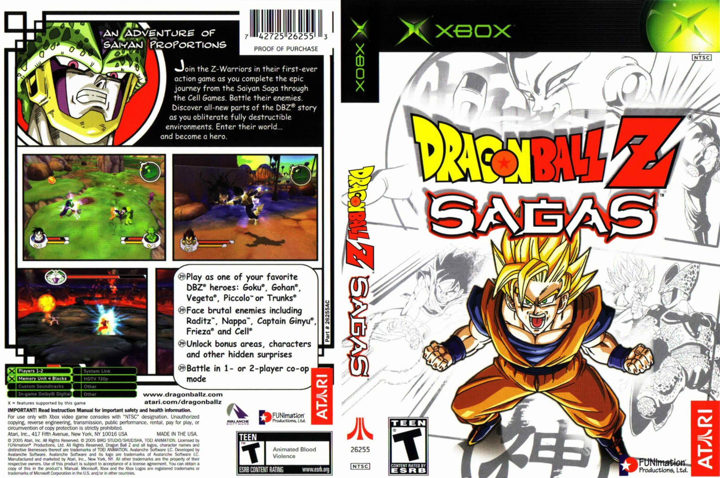 Dragon Ball Z Sagas Cover Art - WOI Solutions